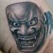 Tattoos - miniature japanese style mask  - 54441